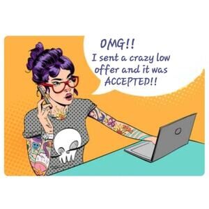 Accepting all reasonable offers!